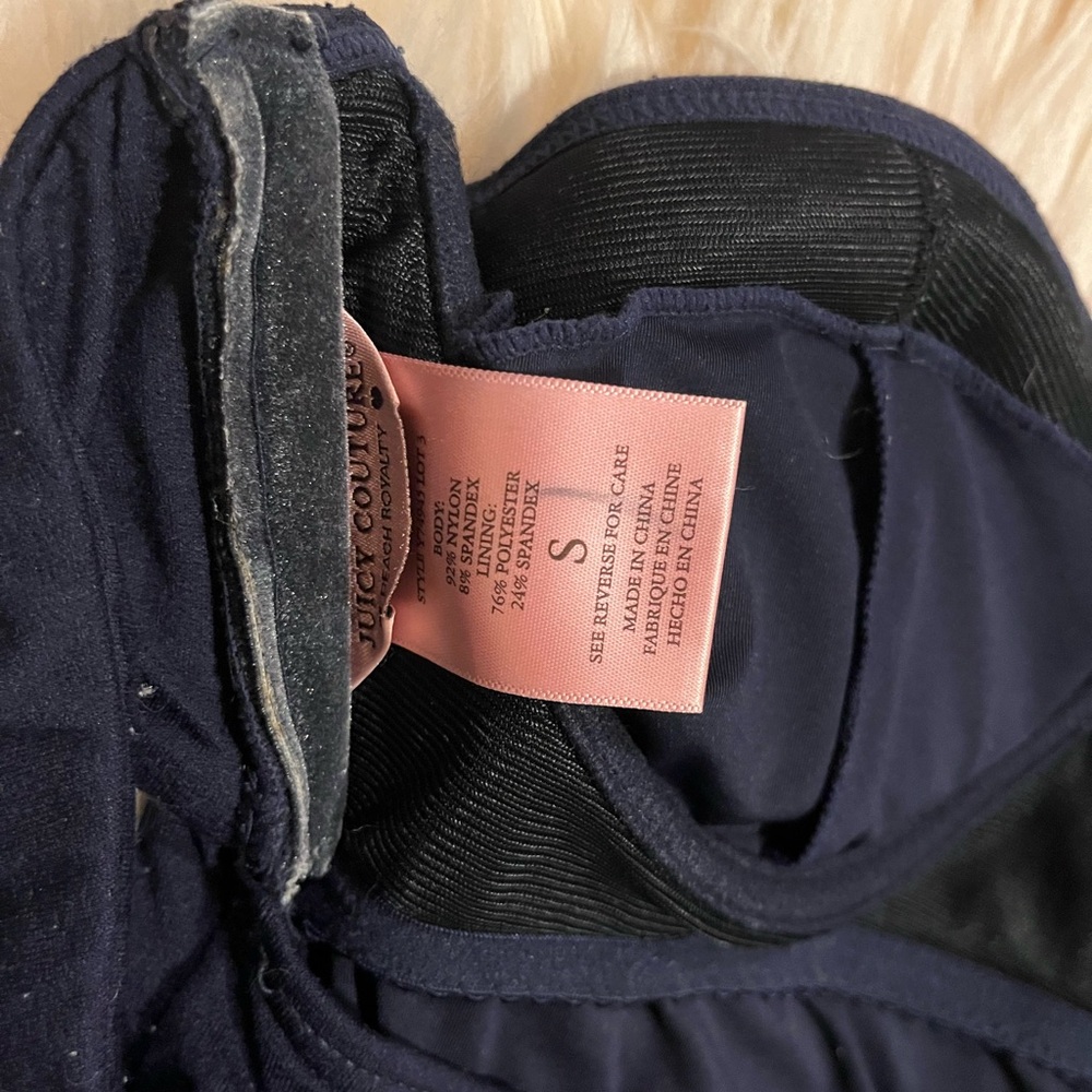 Juicy Couture swimsuit in Navy Blue Y2K - Picture 5 of 5